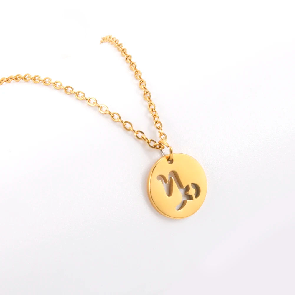 Conjunto AstroChic Banhado a Ouro - Signo de Capricórnio