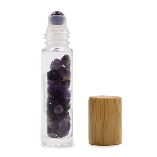 Frasco Roll-On con Cristales de Amatista
