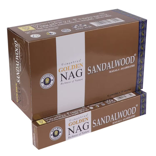 Incenso Golden Nag – Sândalo (15g)