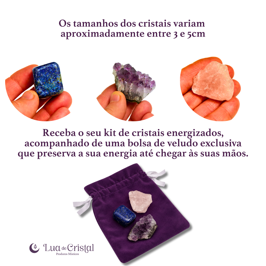 Kit de Cristais para o Bom Descanso