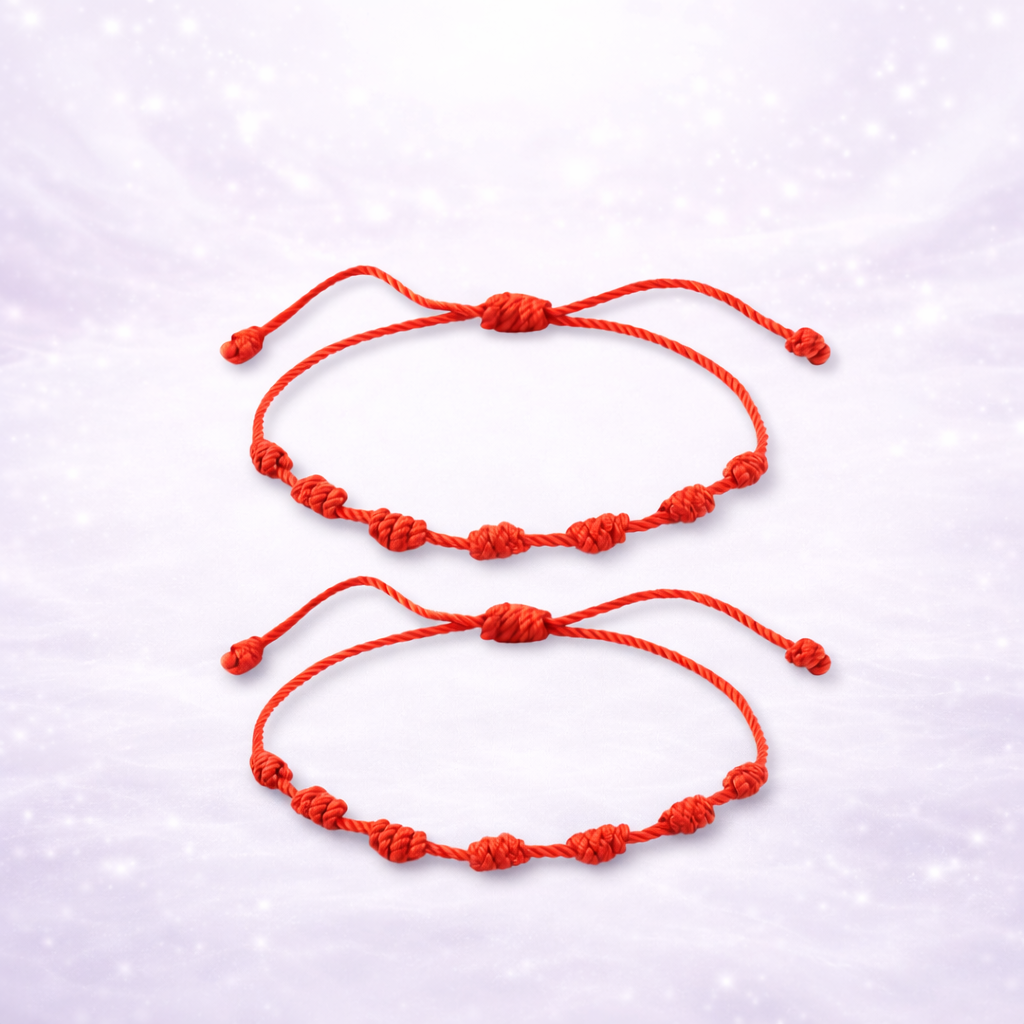 Pulsera de 7 Nudos de la Cábala: Protección contra la envidia y el mal de ojo 