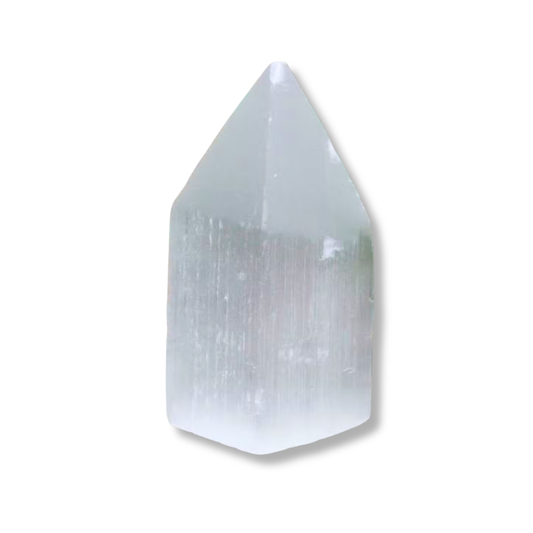Torre de Ponta de Lápis Selenite - 10 cm