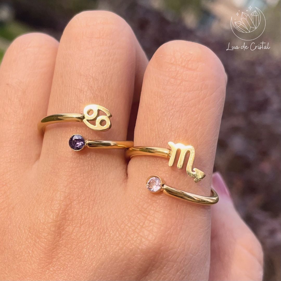 18k Gold Plated Zodiac Rings - Best Seller Product🥇