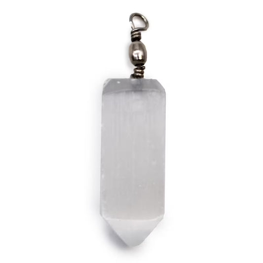Pingente Obelisco de Selenite