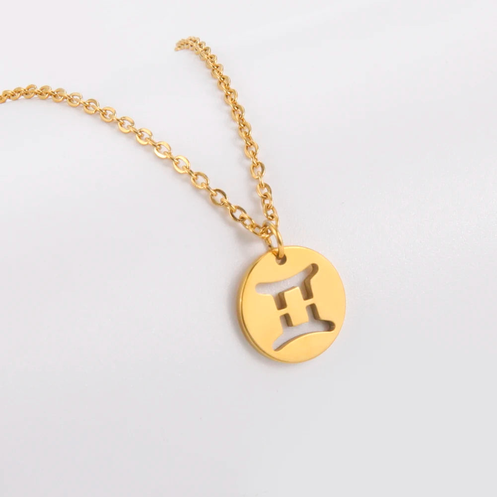 Set AstroChic Bañado en Oro - Signo de Géminis