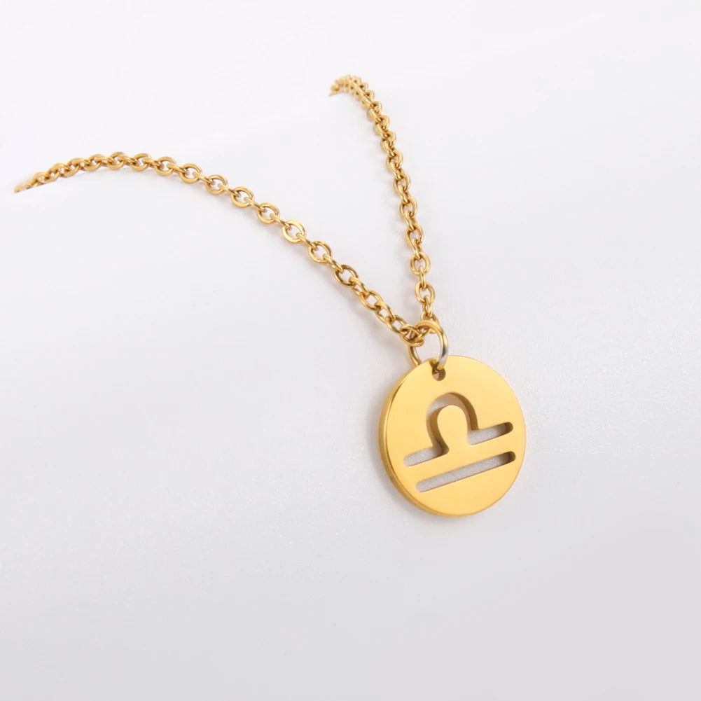 AstroChic Gold Plated Set - Libra Sign