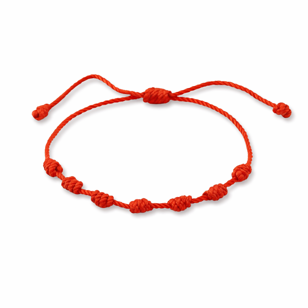 Pulsera de 7 Nudos de la Cábala: Protección contra la envidia y el mal de ojo 