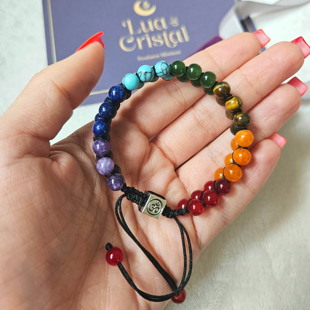 Pulsera de los 7 Chakras: Equilibrio y Buena Suerte 
