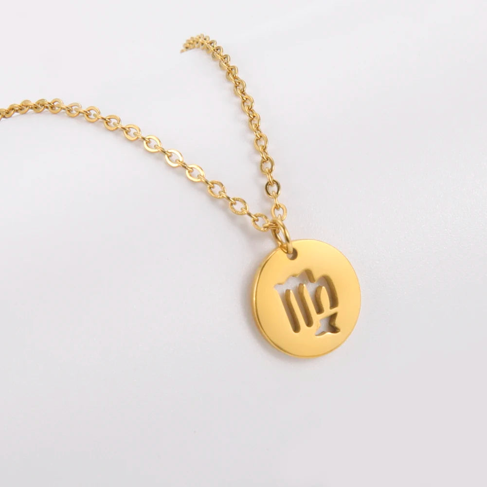 Conjunto AstroChic Banhado a Ouro - Signo de Escorpião